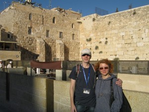 Luboš s Nadějí v Jeruzalémě