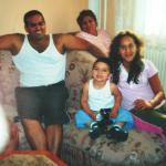 Věrka se synem a vnoučaty